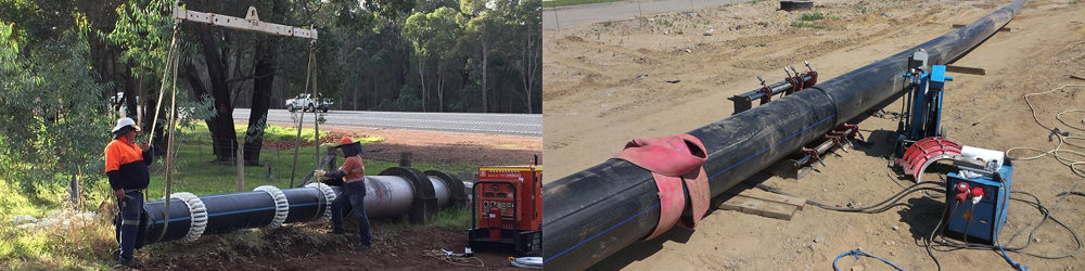 Фото: Разнорабочий (прокладка водопровода на железнодорожных путях)