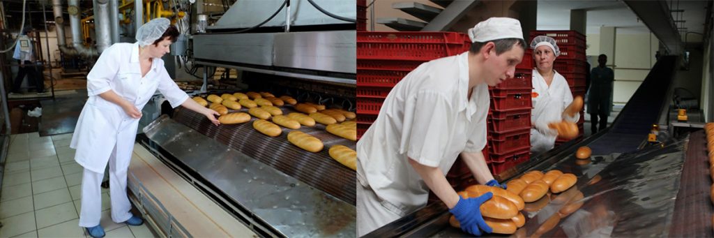 Работа в Польше. Работник хлебозавода фотографии