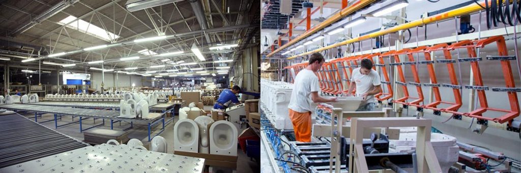 Работа в Польше. Работник цеха по производству сантехники снимки. от € 760