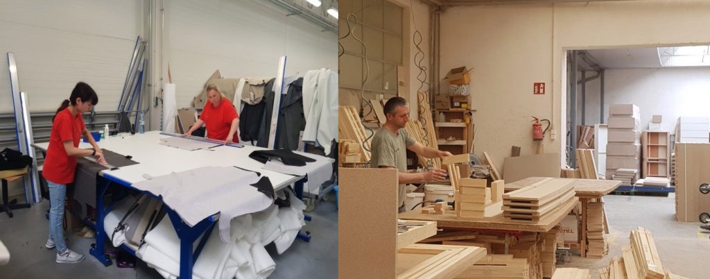 Работа на мебельной фабрике для женщин, мужчин и семейных пар в Польше