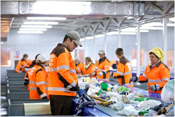 Сортировщик стеклянной и пластмассовой тары в Германии